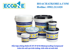 Hỗn hợp chống thấm EC KY (P-819) Waterproofing Compound trám kín nứt rạn trên tường, trần nhà và mái